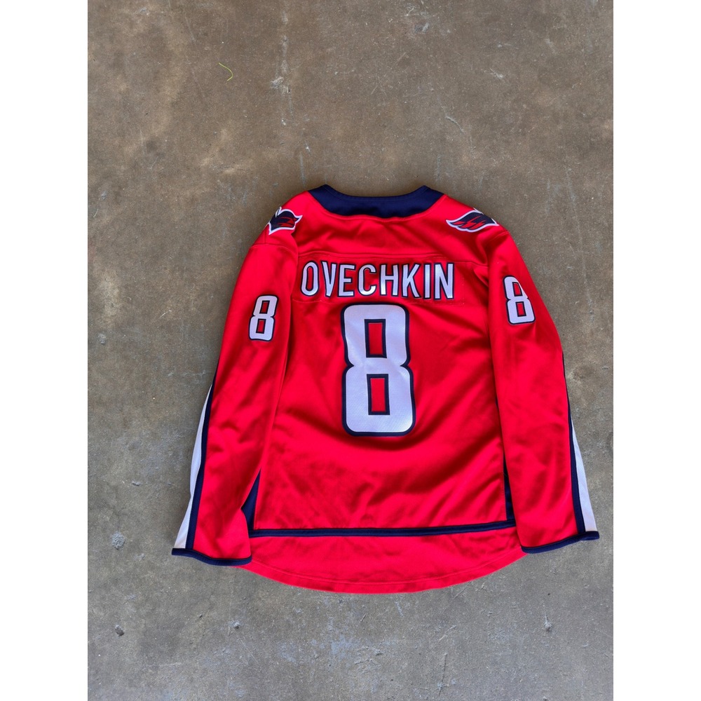 Alex Ovechkin Washington Capitals Fanatics NHL Jersey Red Mens XL Number 8
